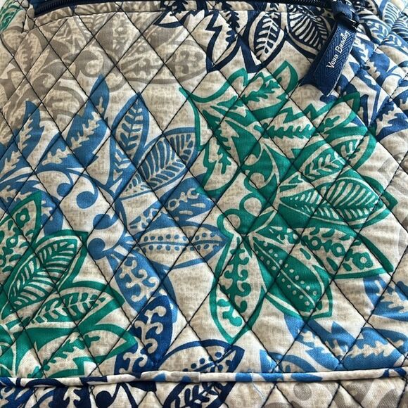 Vera Bradley Santiago Blue / Green Crossbar Shoulder Bag Adjustable Strap NWOT - Picture 12 of 12
